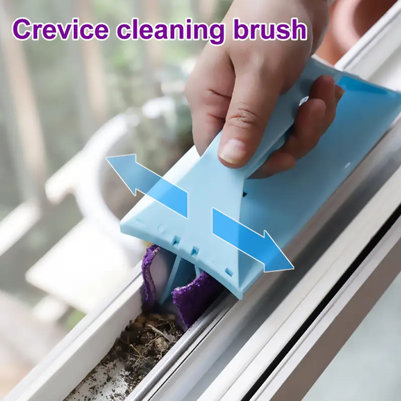 Door And Window Track Cleaning Brush Handheld Gutter - Temu