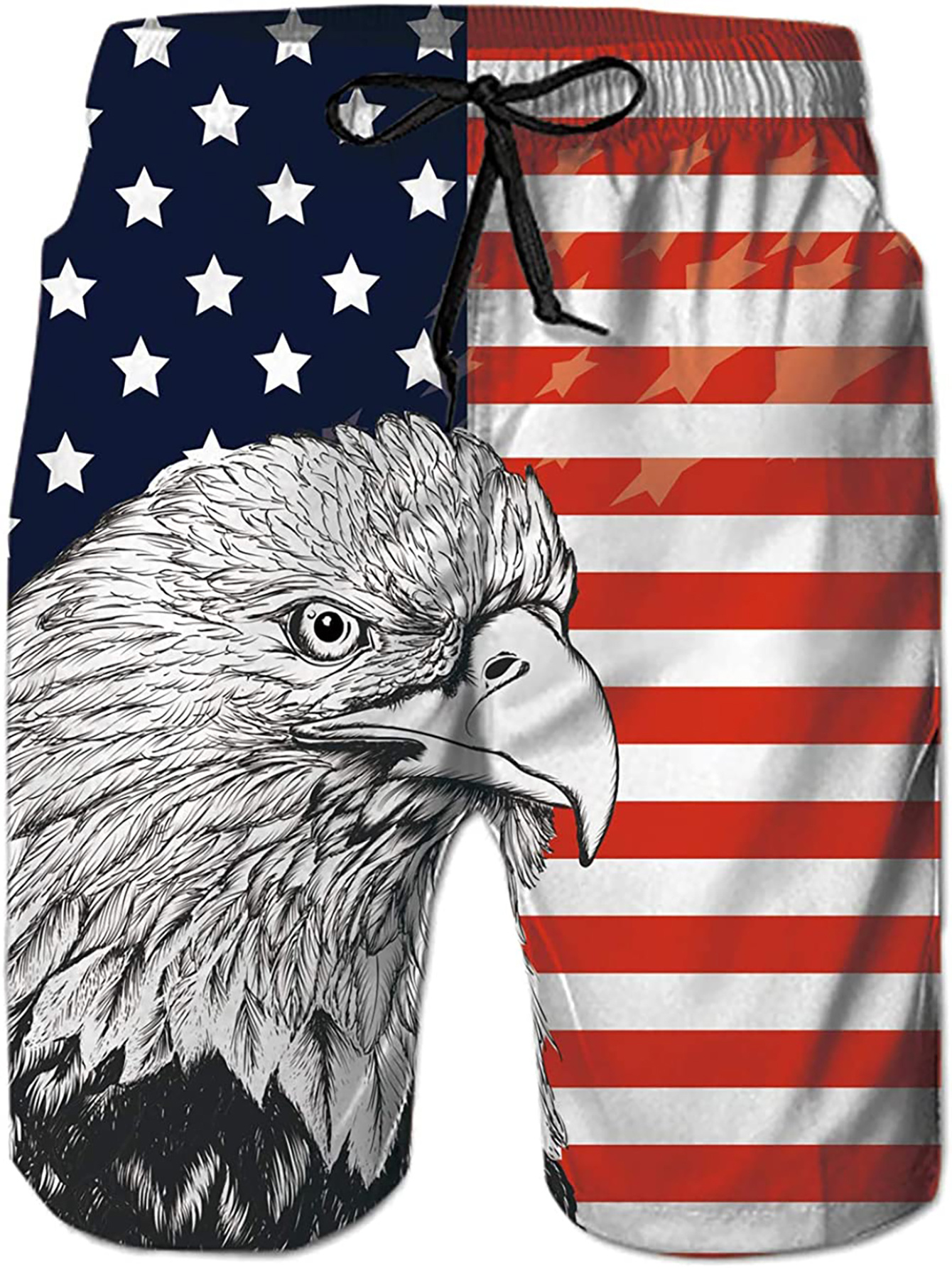 fashionable american flag pattern printing mens swim trunks Temu