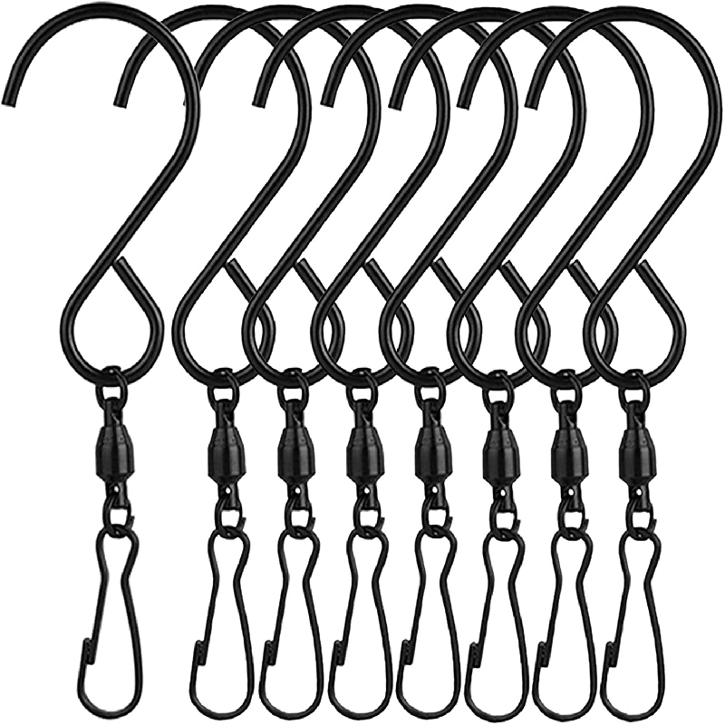 60pcs Swivel Snap Hooks And D Rings For Lanyard And Sewing
