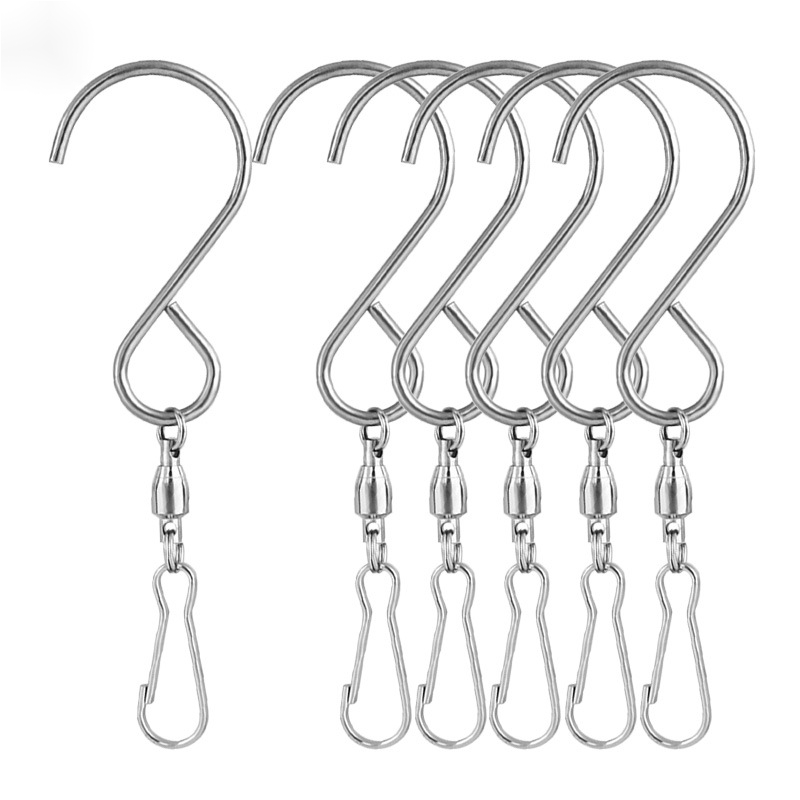 Installed Rotating Hook Clip, Used For Hanging Windmills, Wind Chimes, Bird Feeders, Crystal Twisting Party Supplies