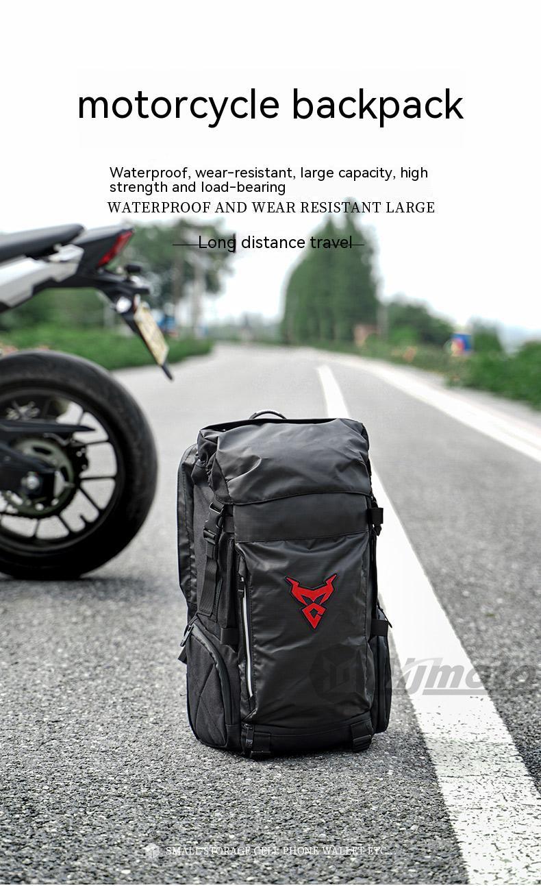 Motorcycle Seat/ Tail Bag - Dual Use Backpack Waterproof Motorbike Helmet  Storage Bags For Luggage Motorcycle Dirt Bike Accessories