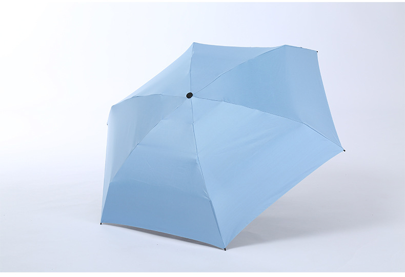 BAODINI Mini paraguas de viaje para bolso con funda, pequeño paraguas  compacto con protección UV, paraguas ligero con bolsillo pequeño con  estuche