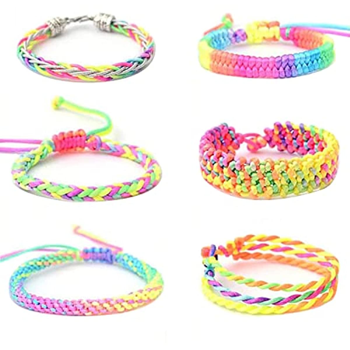 100M Elastic Beads Cord,Beading Cords Threads Rainbow Elastic Thread Cord  String DIY Handmade Craft Jewelry for Making Necklace Bracelet,Braided  Headband,Kids Jewellery Craft Making,Embroidery Thread 