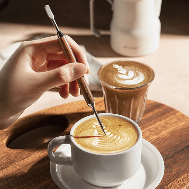 1pc Cafe Latte Art Pen Cappuccino Latte Decorative Art Pen, Coffee Machine  Accessories Coffee Bar Accessories