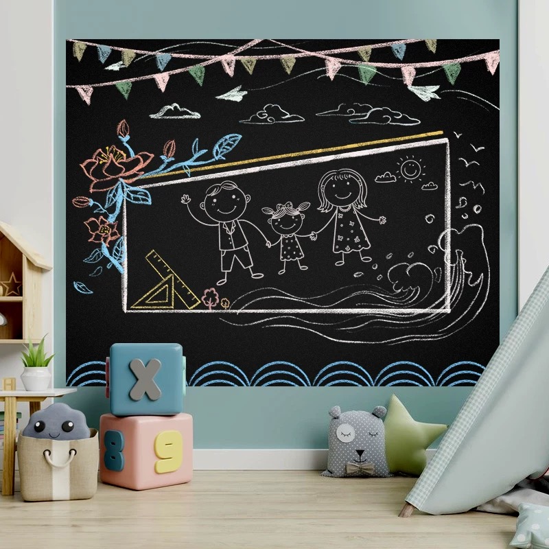 Self Adhesive Magnetic Chalkboard Contact Paper for Wall Dry Erase Magnetic  Blackboard Wall Sticker for Children's Playroom - China Magnetic Weekly  Monthly Daily Planner, Fridge Magnetic Whiteboard Calendar