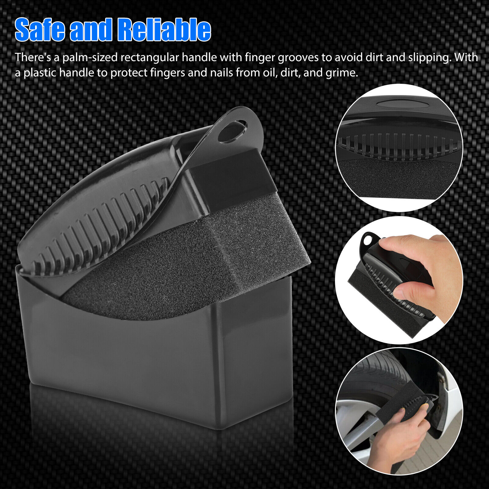 Car Wheel Waxing Sponge Brush High Pressure Cleaner Car Tire - Temu