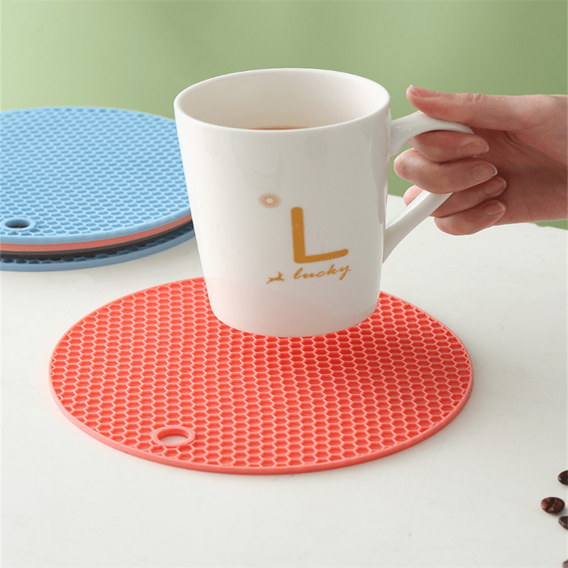 Silicone Mat Coaster Food Grade Material Placemat Non-slip Table