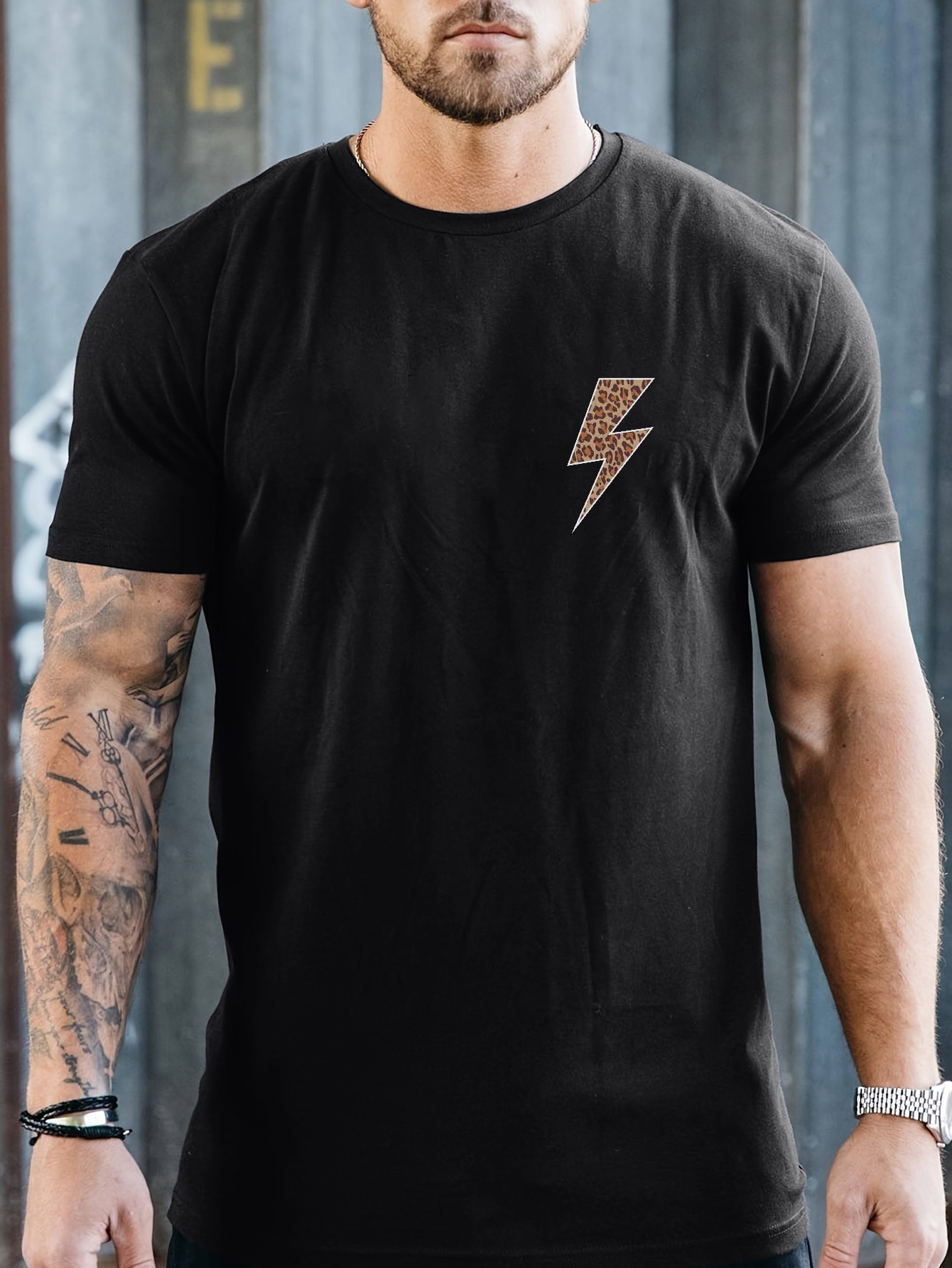 Lightning and Leopard Tee