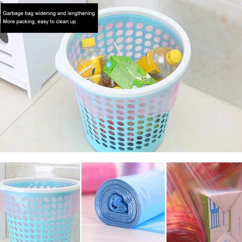 Color Disposable Garbage Bags Kitchen Storage Trash Can Liner Bags For  Shops/family Value Pack - Temu