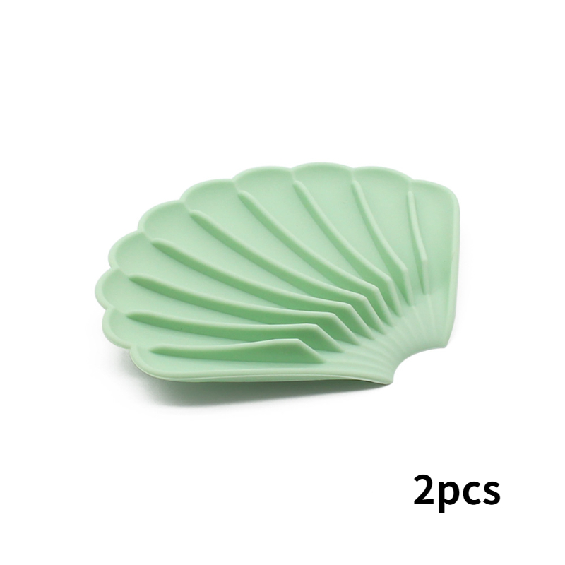 Self Draining Silicone Soap Dish Seafoam Green