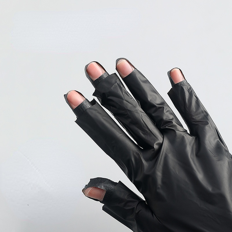 Nail Art Tools UV Protection Gloves For Gel Nail Lamp Anti UV Light  Fingerless Glove From 2,53 €