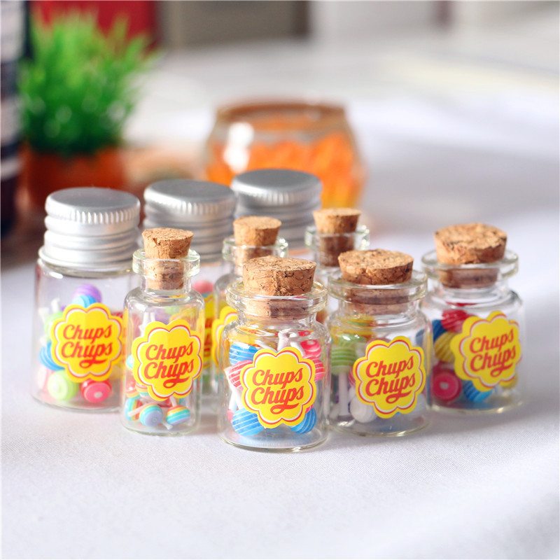 Miniature Glass Jar Mini Food Real Cooking 