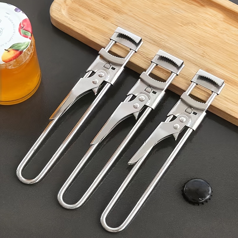 Adjustable Multifunctional Stainless Steel Can Opener Beer Bottle