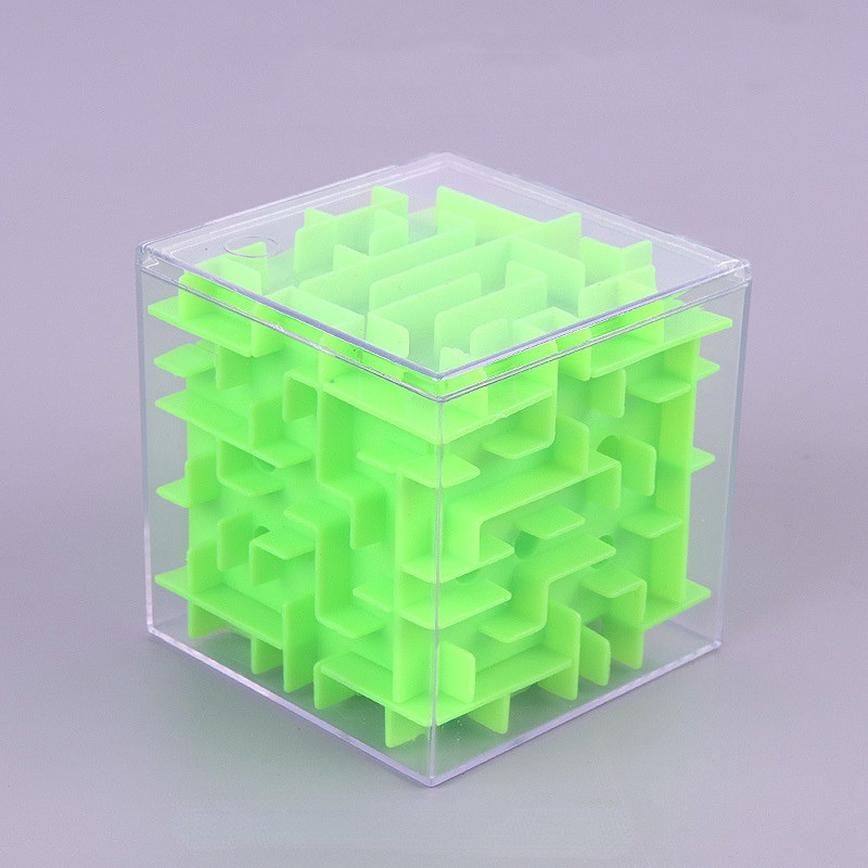 3d Maze Magic Cube: Transparent Six sided Puzzle Speed Cube - Temu