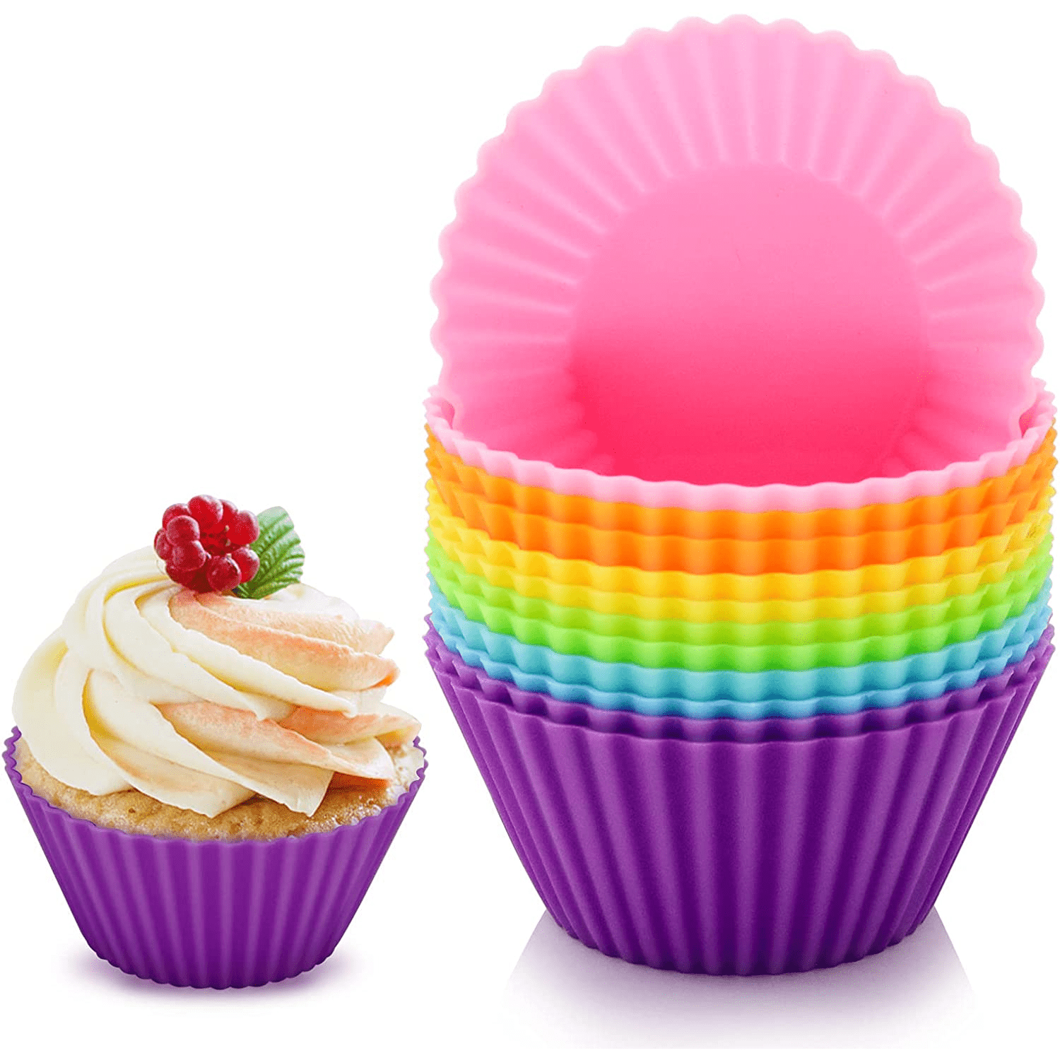 Fancy Shaped Cupcake Liners / Baking Cups – Lavender Petal 24 ct – Cake  Connection