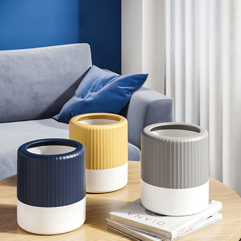 Desktop Trash Cans Cute Mini Office Table Fruit Bin Coffee Table