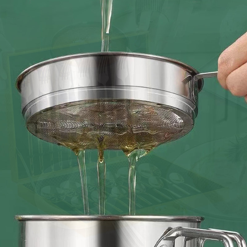 Pot à graisse pour filtre à huile Récipient de stockage d'huile en acier  inoxydable de