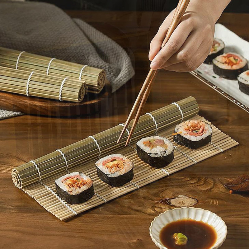 Bamboo Sushi Mat Kitchen Gadgets Diy Sushi Tools Cooking - Temu