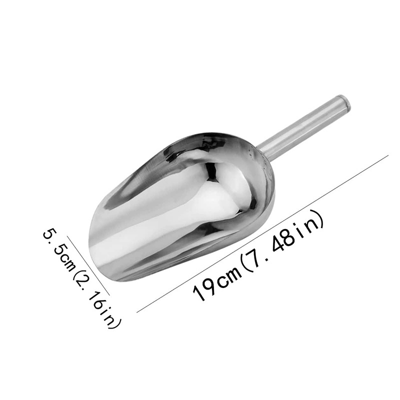 Stainless Steel Ice Cream Scoops 5 ounce Round Bottom Bar - Temu