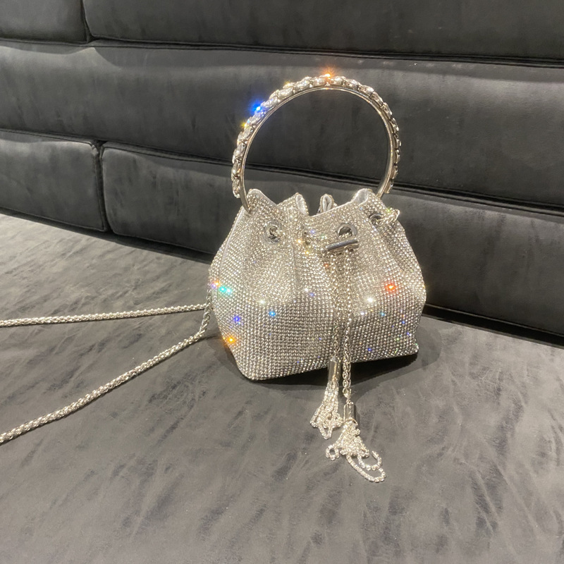 X-Gold Shimmer Rainbow Bucket Bag — Shimmer Rainbow — Tambonita