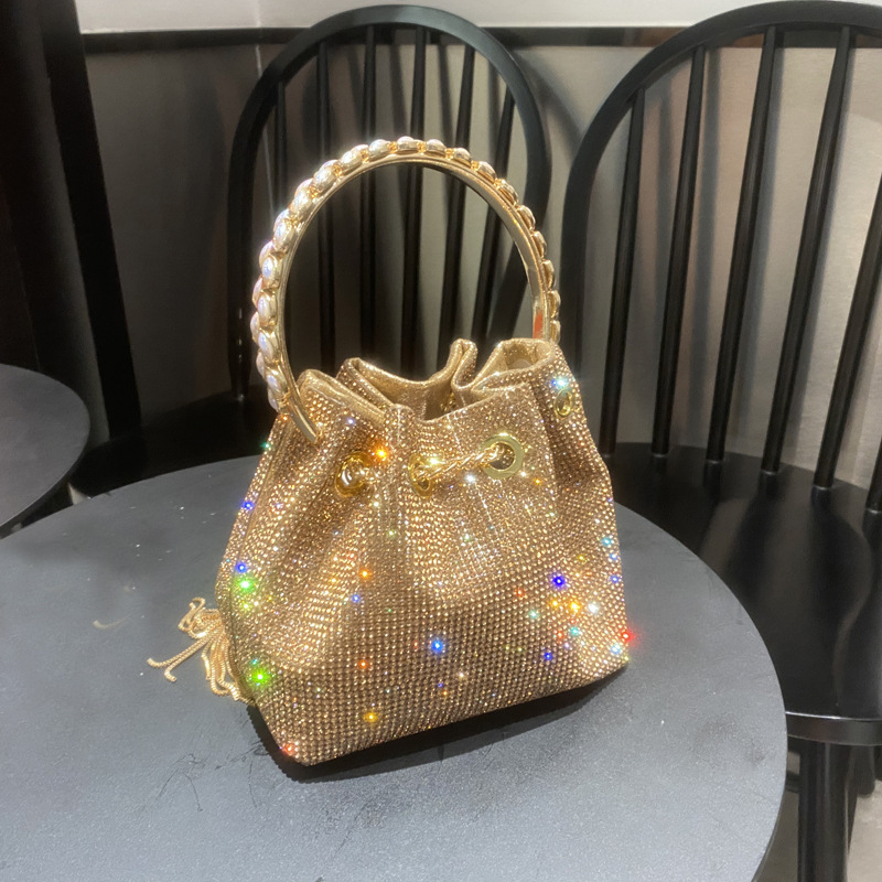 X-Gold Shimmer Rainbow Bucket Bag — Shimmer Rainbow — Tambonita