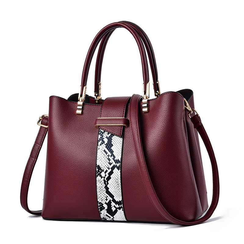 Snakeskin Decor Handbags Fashion Crossbody Bag Women's Office Work ...