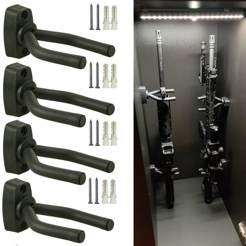 Organize Your Tactical Gear with this Wall-Mounted Storage Rack - 1pc