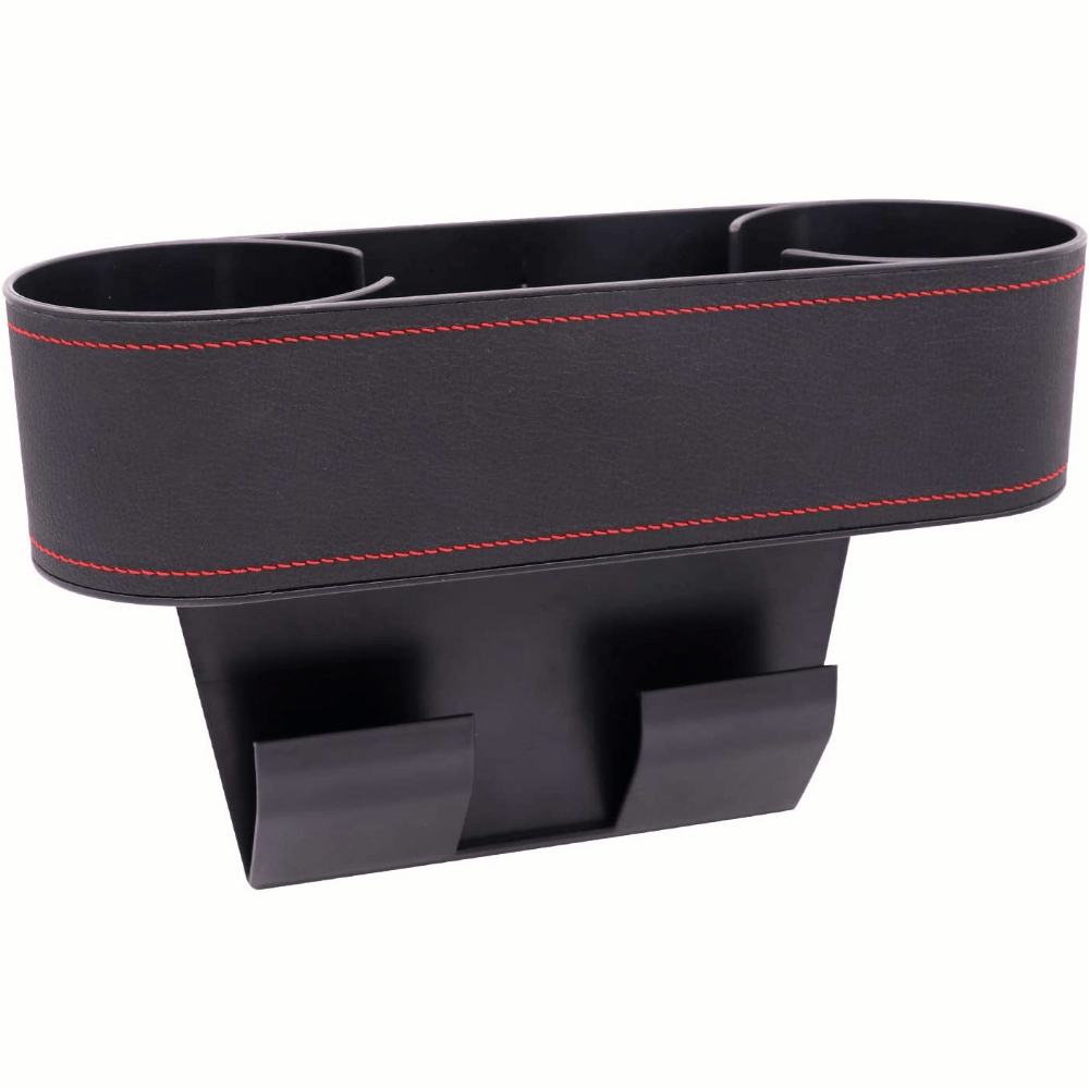 Car Storage Box Car Seat Organizer with Cup Holder Easy Install  Multi-compartment Center Console Storage Box for Auto Interior less Than  Center Console Car Storage Box