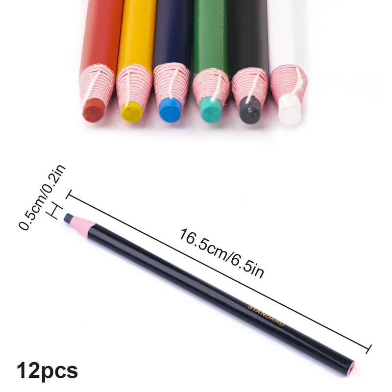 Colorful Tailor Chalk Pencil Erasable for Marker Pattern Sewing Tracing  Tools