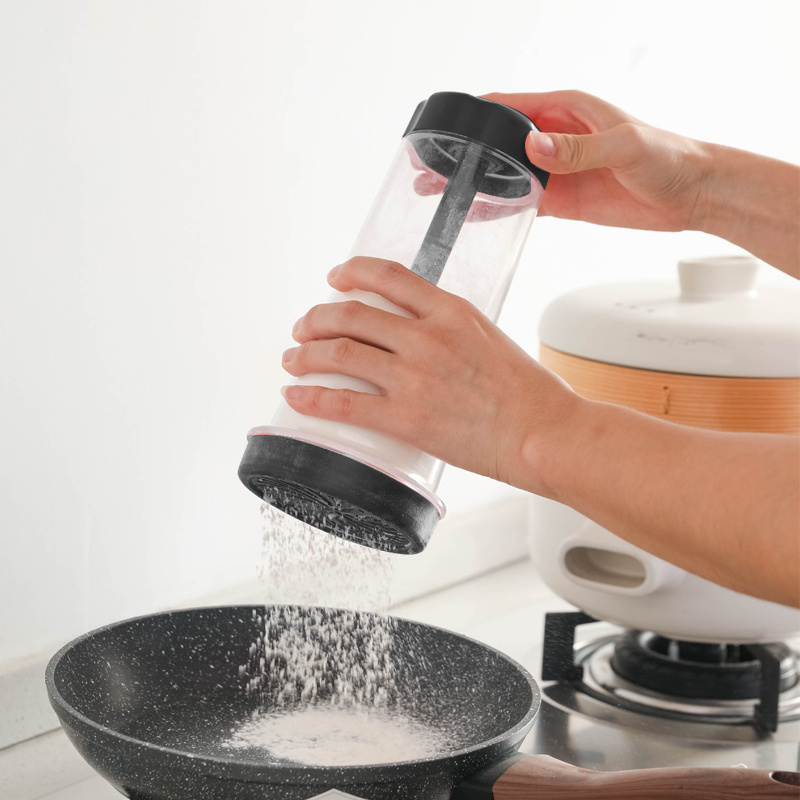 Hand-held Rotating Flour Sifter Cup Flour Mixer Semi-automatic