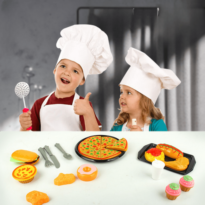 1pc Childrens Home Toy Puzzle Simulation Kitchen Utensils Food Cooking