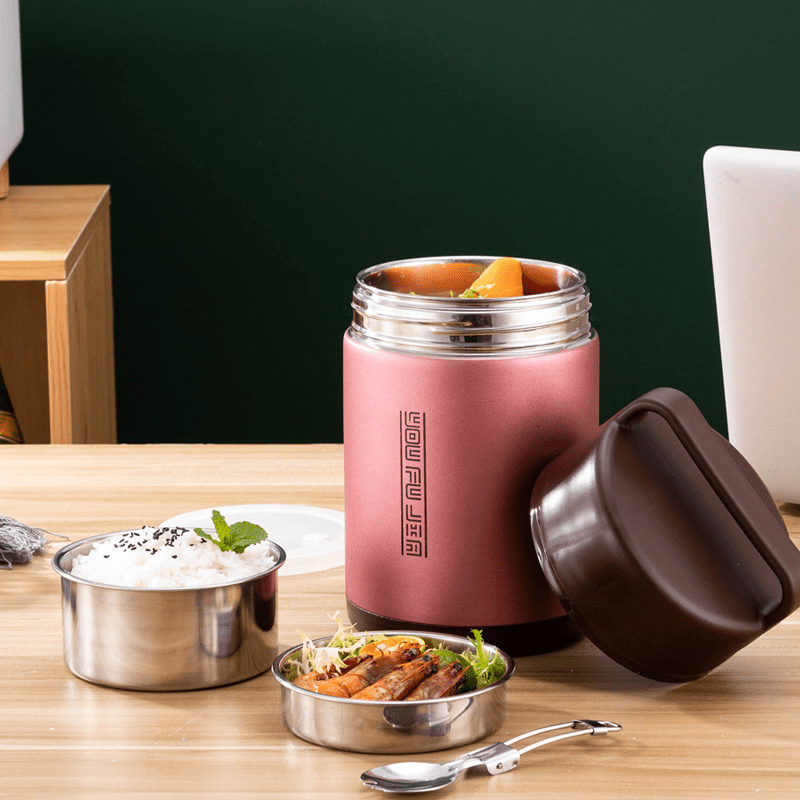 Hot Food Jar Insulated Lunch Containers Stainless Steel Vacuum