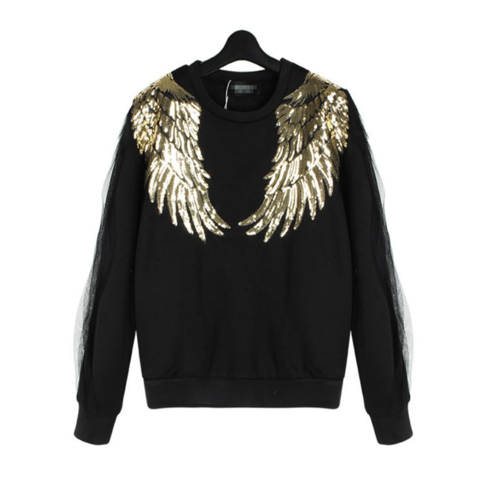 Sequin Wings Patches, Embroidered Badges Clothes DIY Decoration Sticker