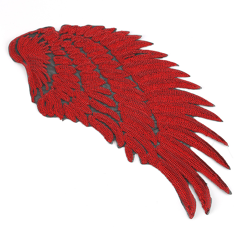 Sequin Wings Patches, Embroidered Badges Clothes DIY Decoration Sticker