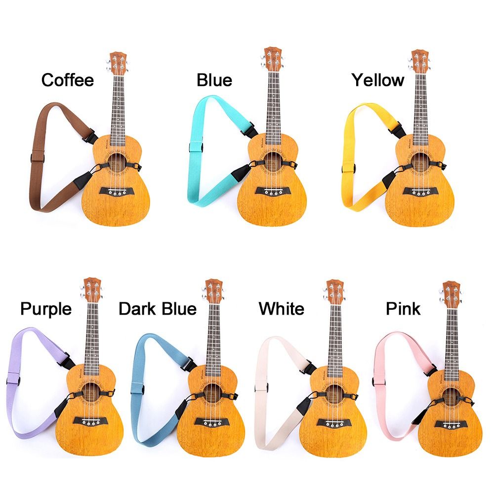 Petite sangle pour guitare acoustique nylon - 5 couleurs au choix !