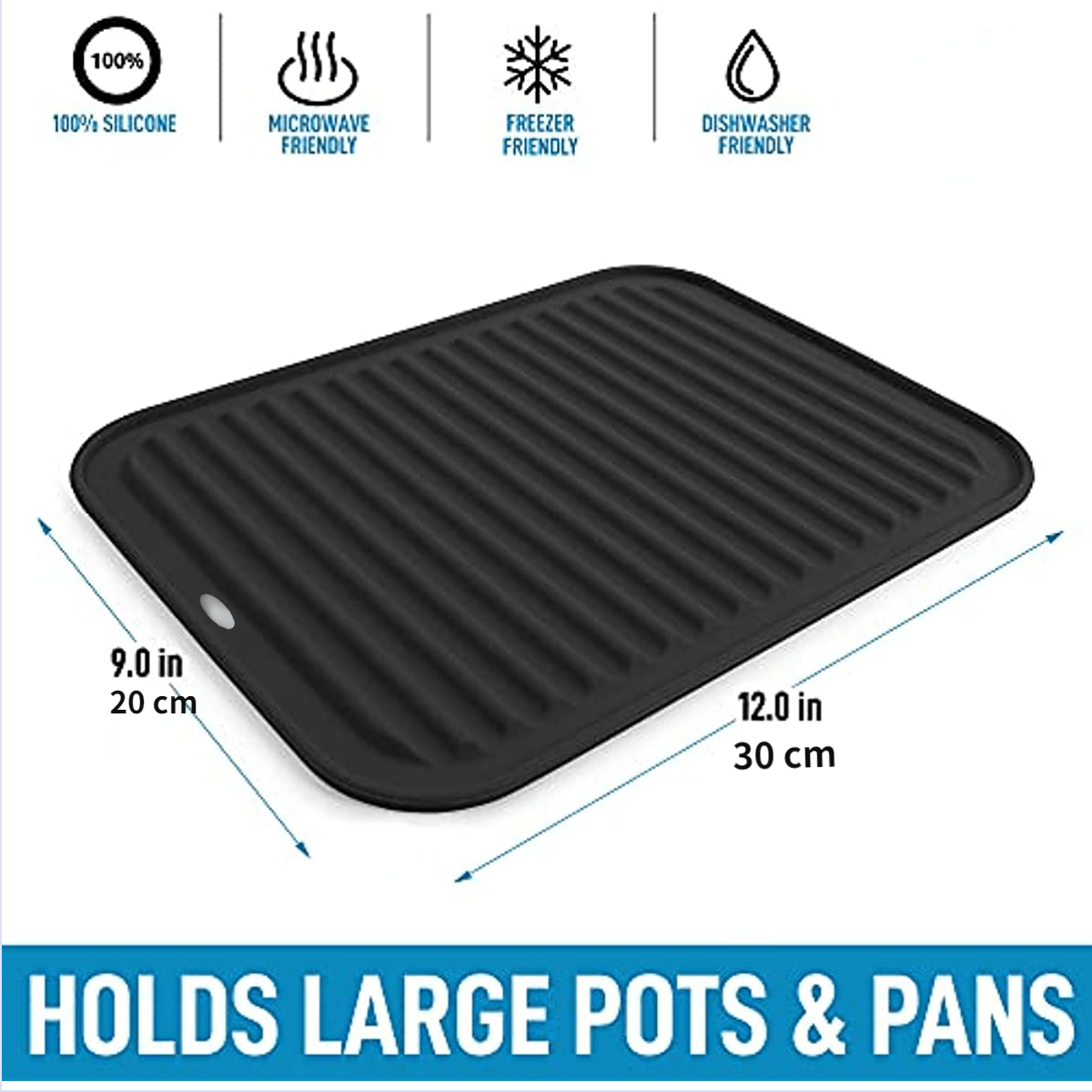 Visland Silicone Trivet Mat Hot Pot Holder Driying Mat for Hot Dishes, Hot  Pots and Hot Pan, Non Slip Heat Resistant Hot Pads for Tables, Countertop