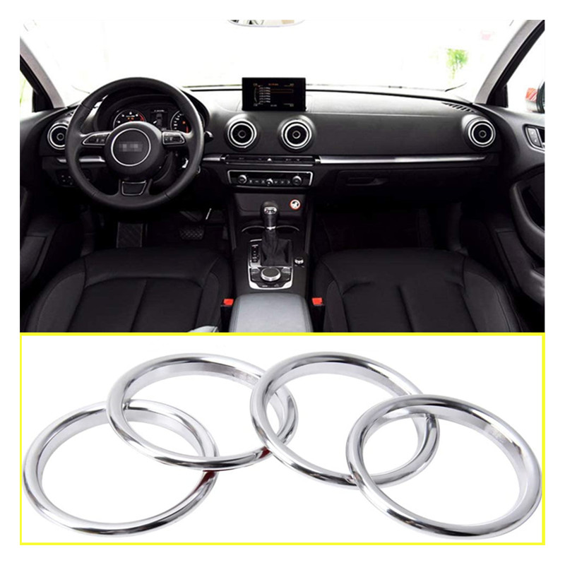 Car Air Center Console Outlet Trim Inner Ring Cover A3 8v S3 2014 2019  Sportback Sedan Interior Accessories Car Styling - Automotive - Temu