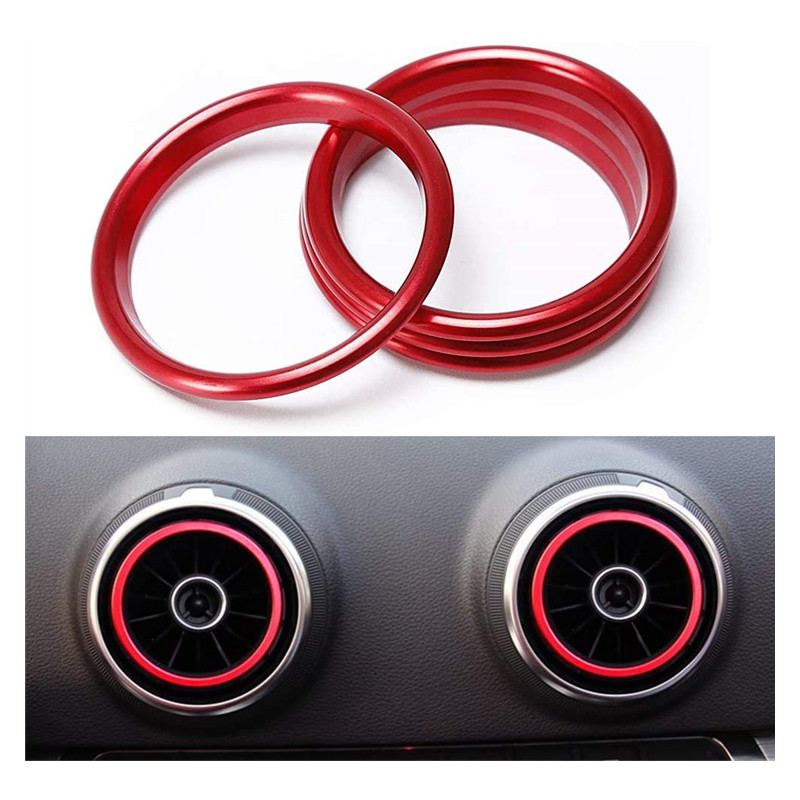 Car Air Center Console Outlet Trim Inner Ring Cover A3 8v S3 2014 2019  Sportback Sedan Interior Accessories Car Styling - Automotive - Temu