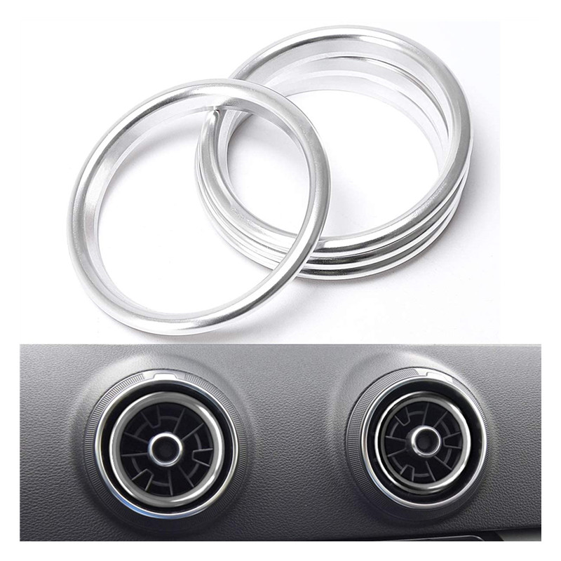 Auto Styling Konsole Multimedia Knopf Ring Rahmen Trim Für Audi A3