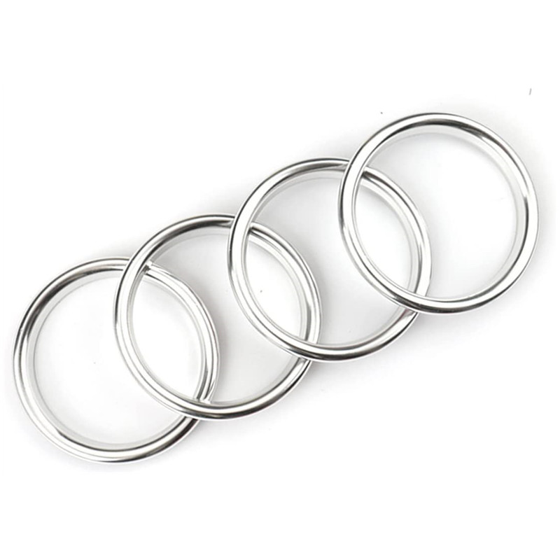 TOMALL 4 pezzi in alluminio Vent uscita anello di copertura compatibile con Audi  A3 S3 RS3 aria condizionata interno Vent Trim decorazione accessori interni  (Blu) : : Auto e Moto