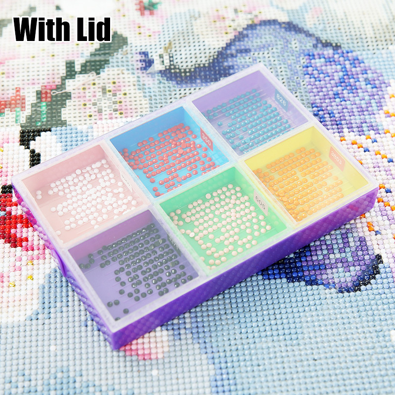 Dropship 1 Set Diamond Painting Trays, Diamond Painting Accessories Trays  With Stoppers Diamond Painting Organizer Plastic Diamond Art Painting Bead  Sorting Trays to Sell Online at a Lower Price