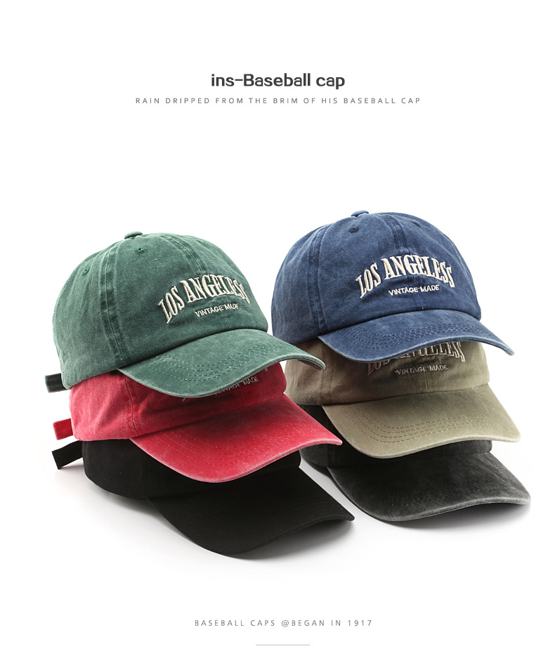 Baseball Cap For Men And Women Fashion Embroidery Hat  Soft Top Caps Casual Retro Snapback Hats Unisex details 1