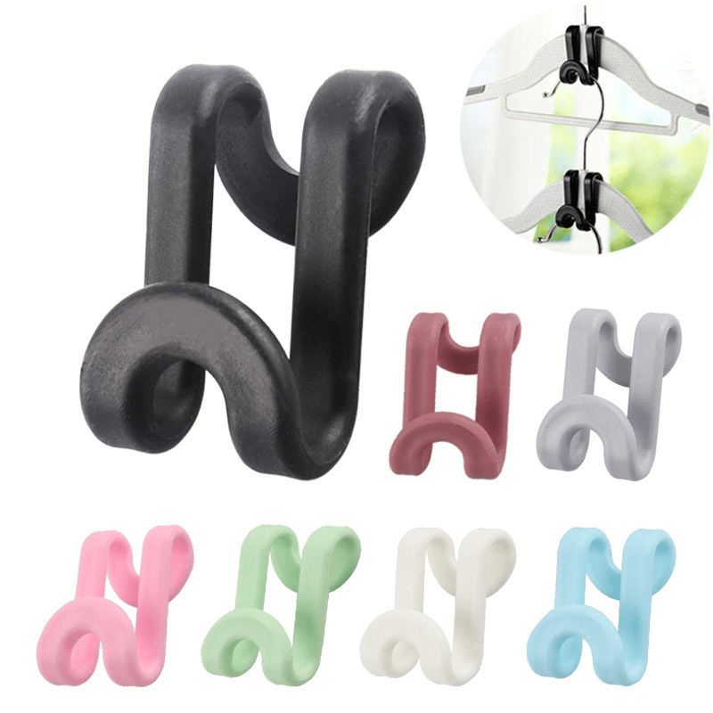 Heavy Duty Clothes Hanger Connector Hooks Maximize Your - Temu