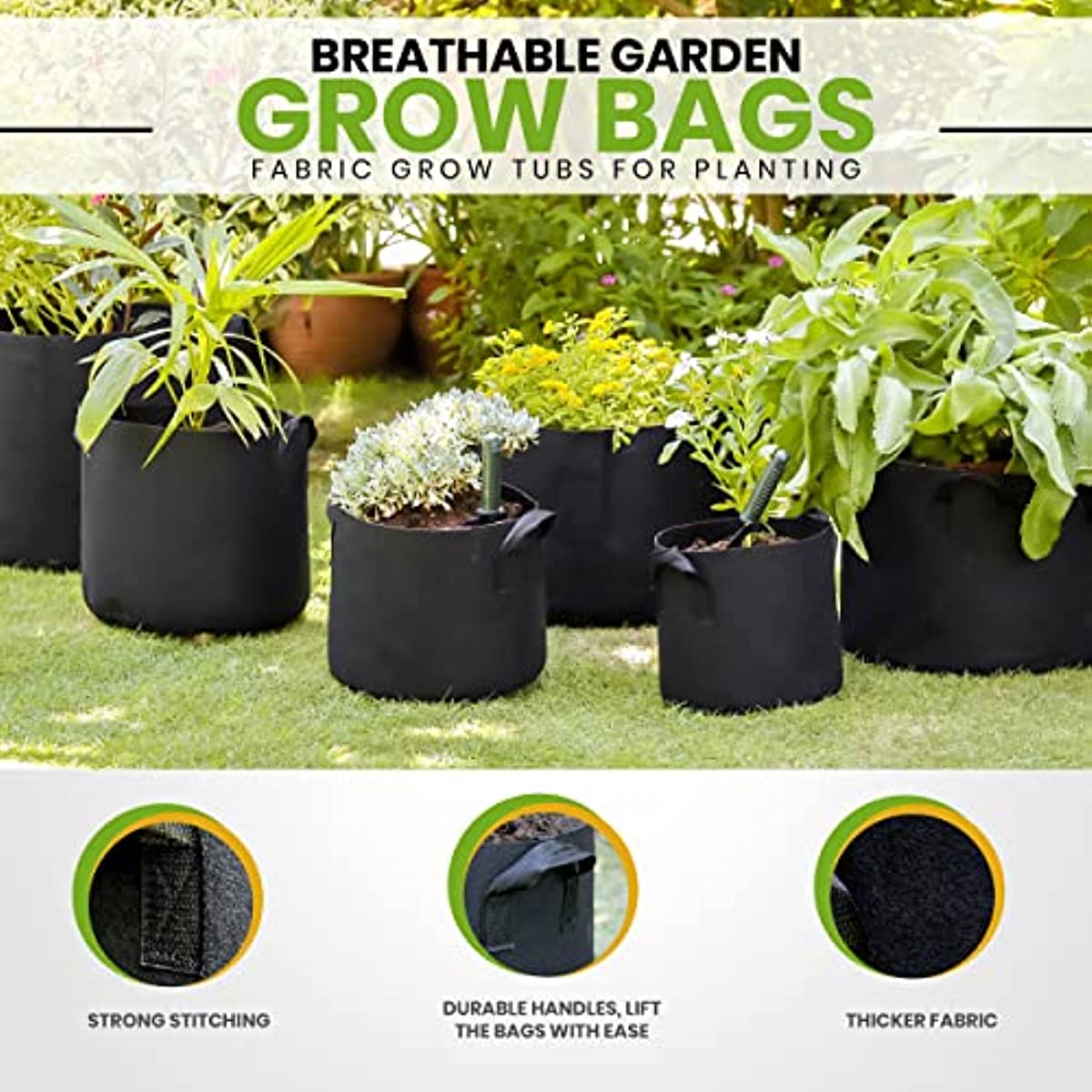 Easy Grow Planter Bag with Velcro or Zipper – Planter Bag | Easy Grow
