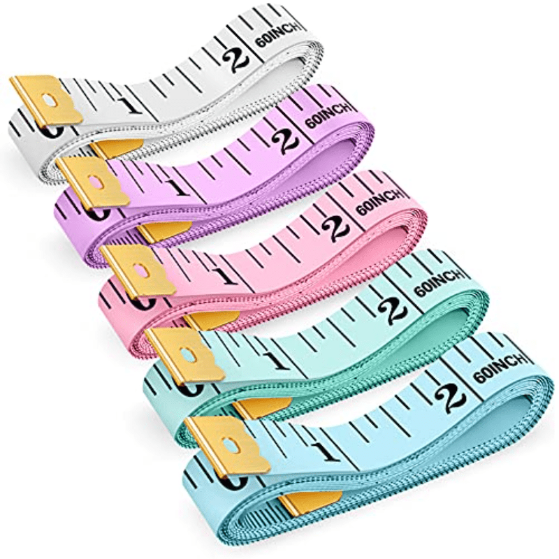  3pcs Tape Measure, Soft Measuring Tape for Body Measurements 60  Inch(150cm), Lock Pin&Push-Button Retract, for Body Measurement, Weight  Loss, Fitness, Tailoring, Sewing, Crafting Measurements : Arts, Crafts &  Sewing