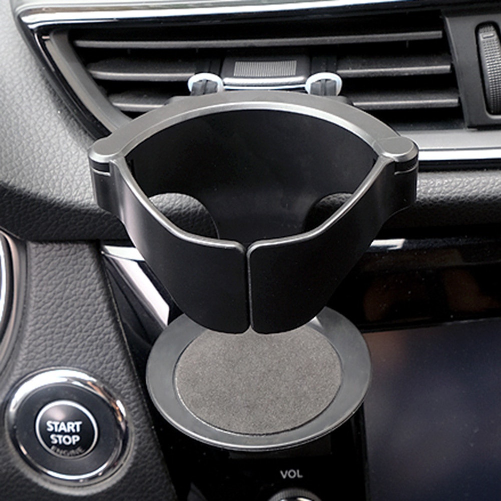TUABUR Tassenuntersetzer Becherhalter schwarz für die Lüftung im Auto -  Getränkehalter