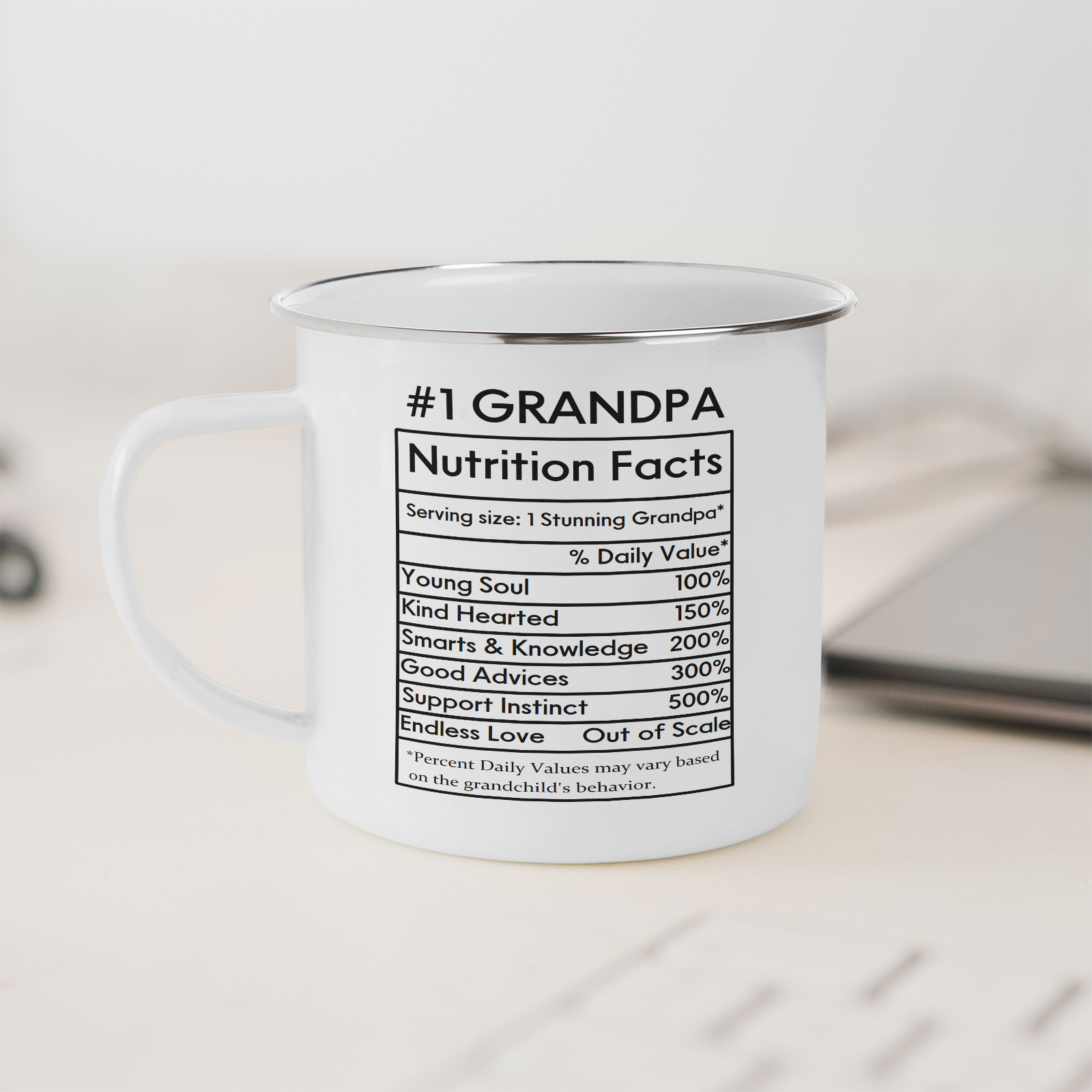 Best Grandpa Mug, Camping Cups, Gift Grandpa