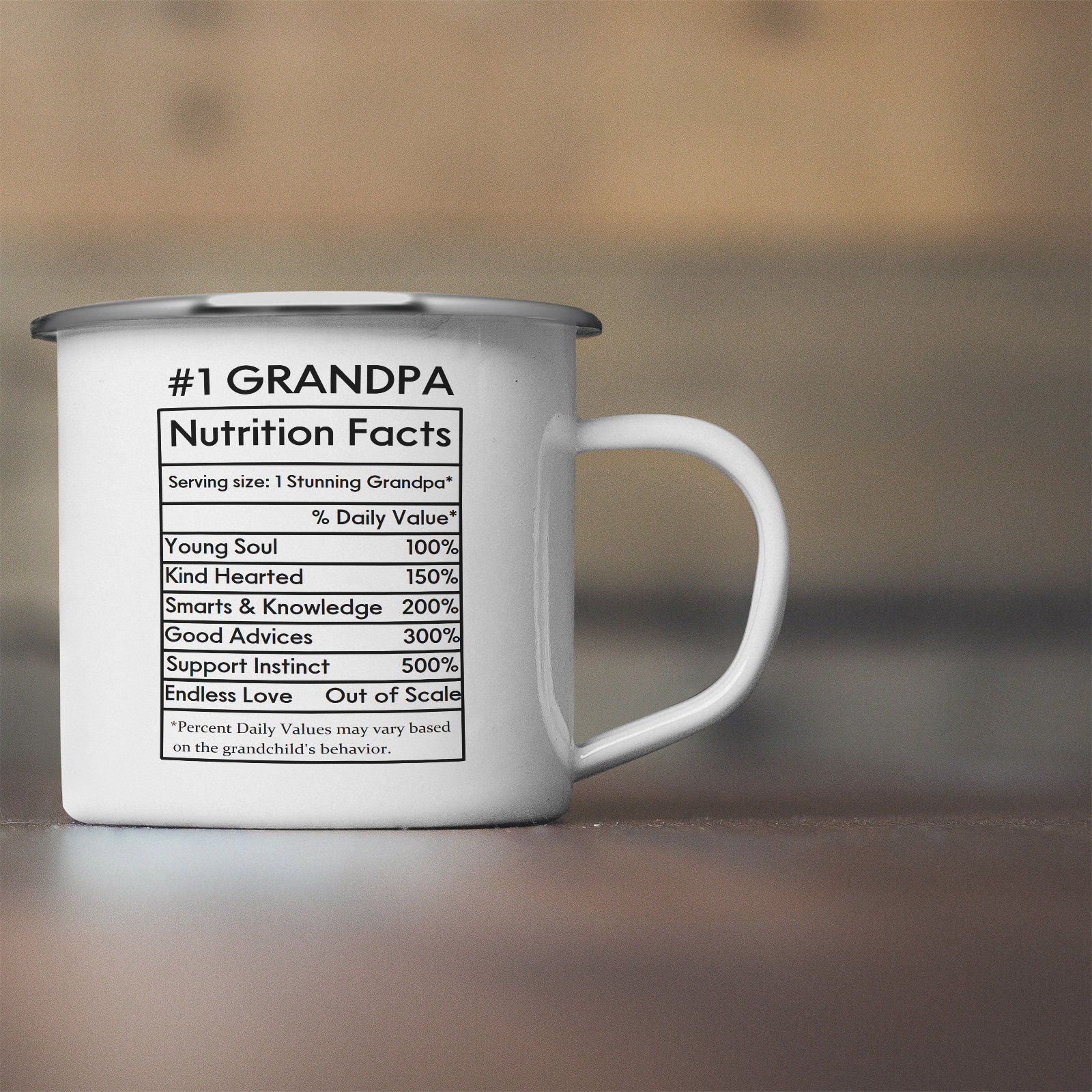 Best Grandpa Mug, Camping Cups, Gift Grandpa