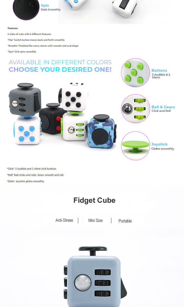 Inquieto por naturaleza? Acaba con los tics nerviosos con Fidget Cube, el cubo  antiestrés que todo el mundo quiere - Urbanian