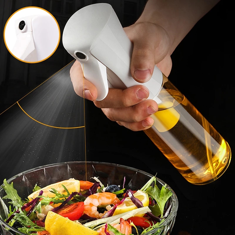 1pc Black 300ml Oil Sprayer For Cooking, Plastic Oil Dispenser For